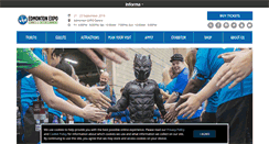 Desktop Screenshot of edmontonexpo.com